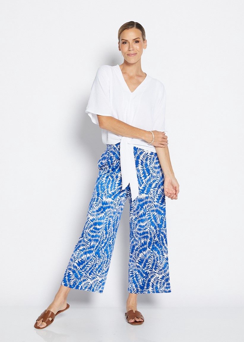 Philosophy Flutter Tie Top Cairo White
