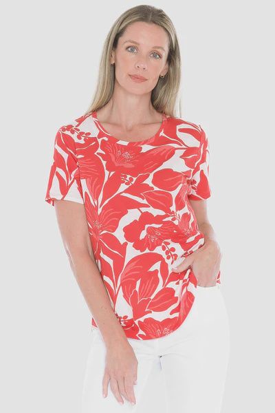Jump Lily Mono Tee Red