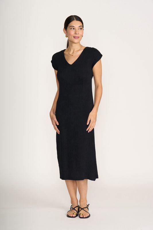 Foil High Spirits Dress Black