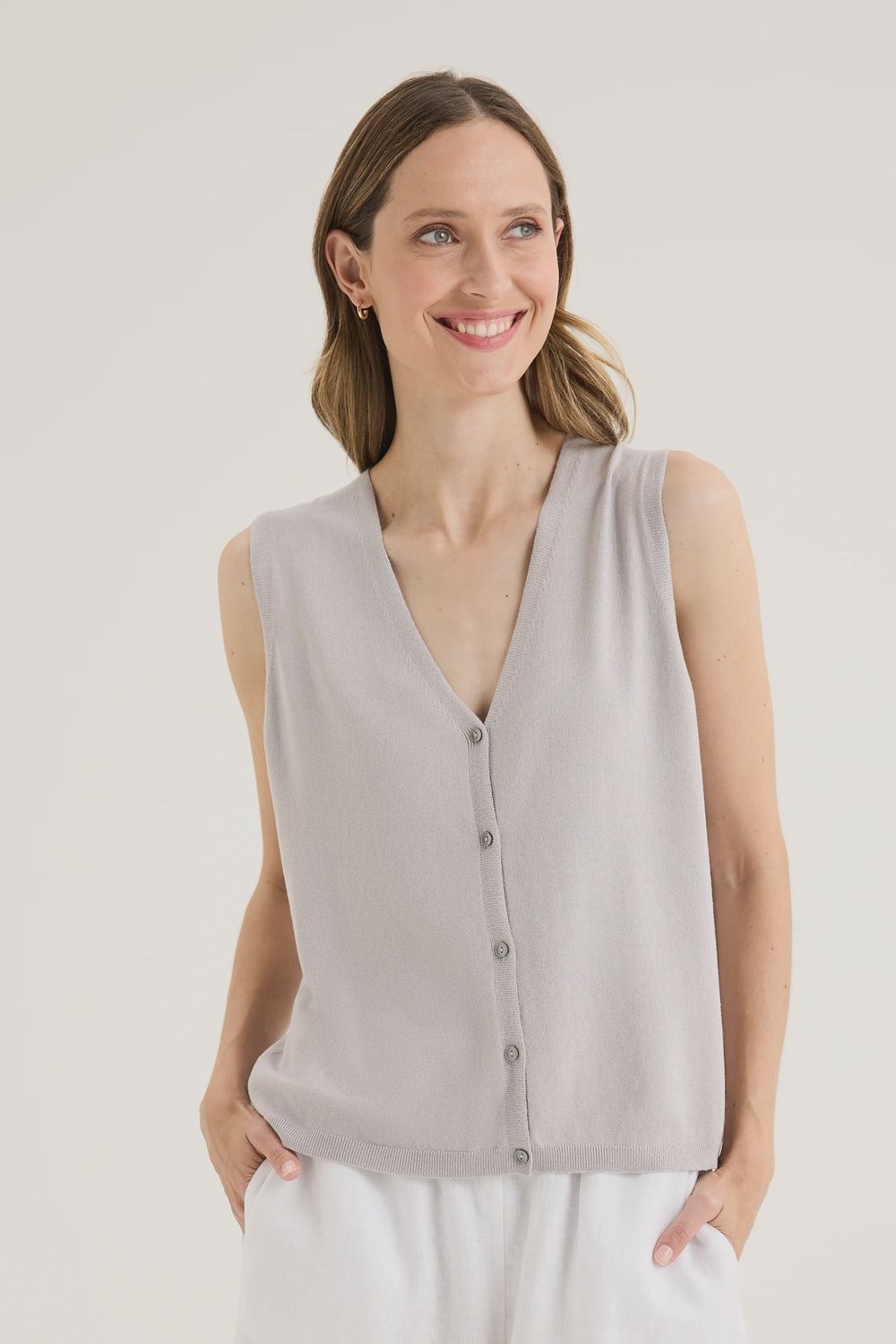 Yarra Trail Rise Knit Vest Stirling