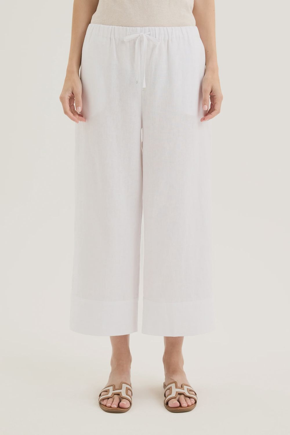 Yarra Trail Palazzo Pant White