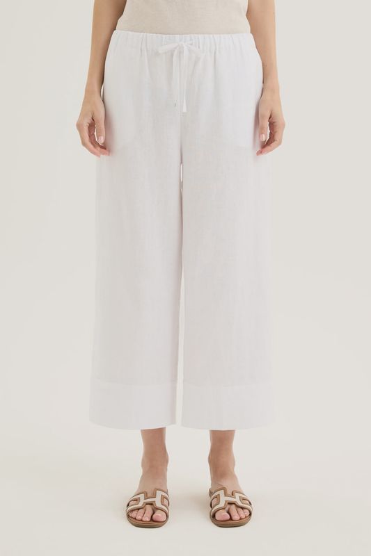 Yarra Trail Palazzo Pant White