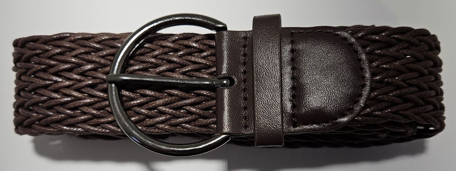 Hinako Weave Belt Chocolate