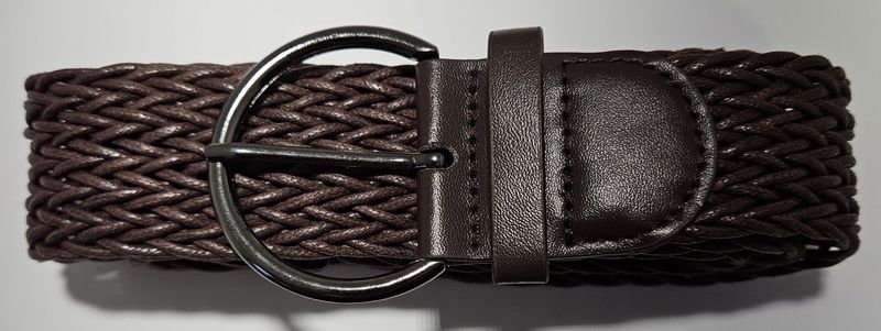 Hinako Weave Belt Chocolate