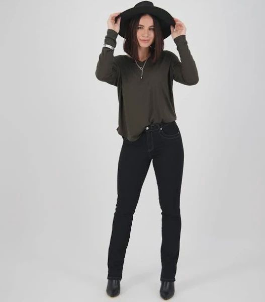 Vassalli Skinny Leg F/L Basket Weave Pocket Jean Indigo