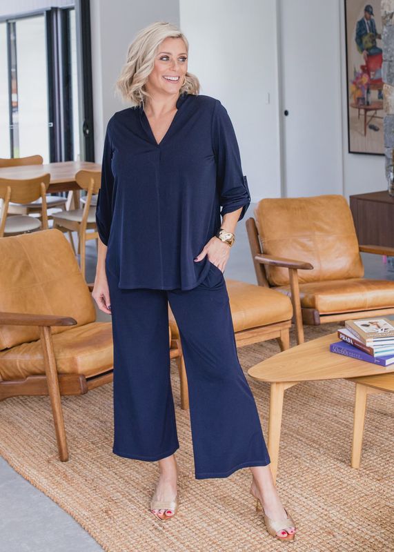 Philosophy 7/8 Culotte Pant Lundie Ink