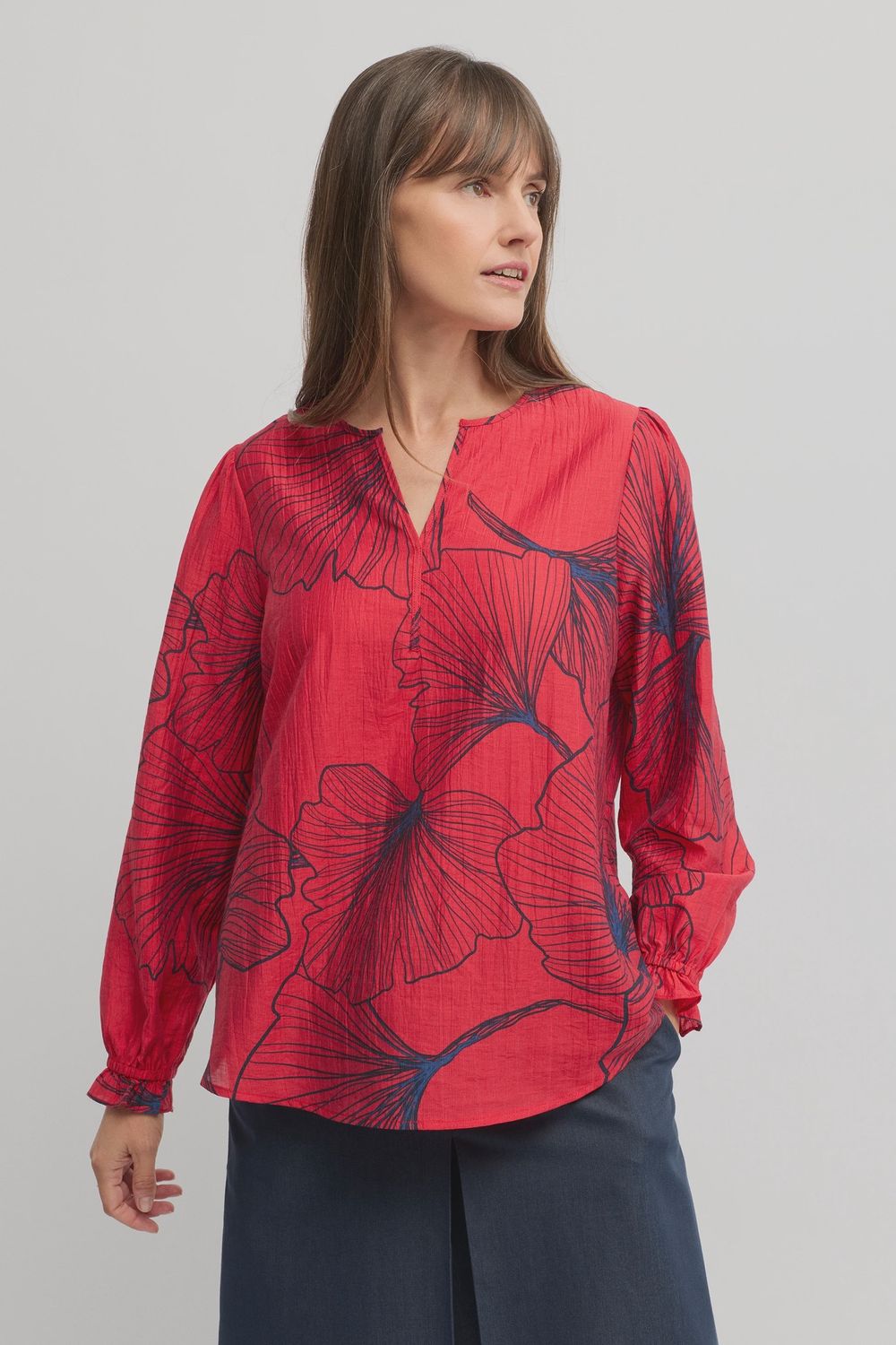 Yarra Trail Staten Blouse Staten Print