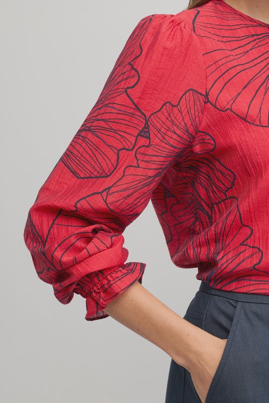 Yarra Trail Staten Blouse Staten Print