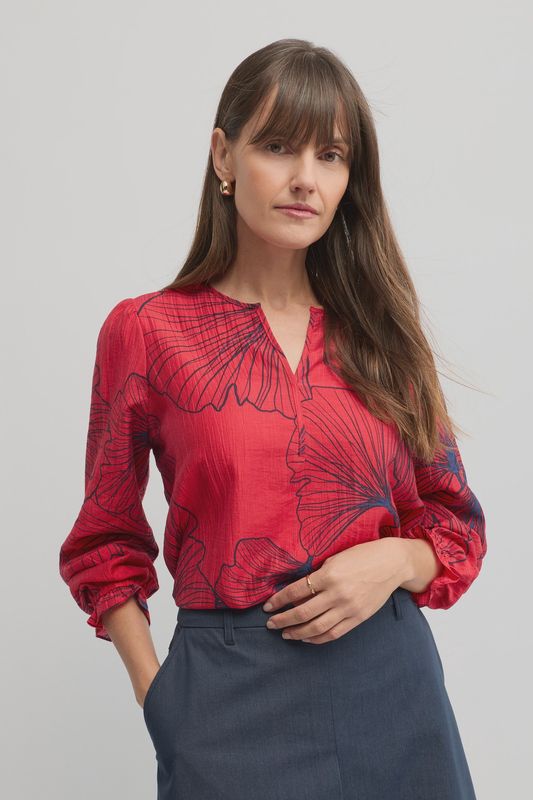 Yarra Trail Staten Blouse Staten Print