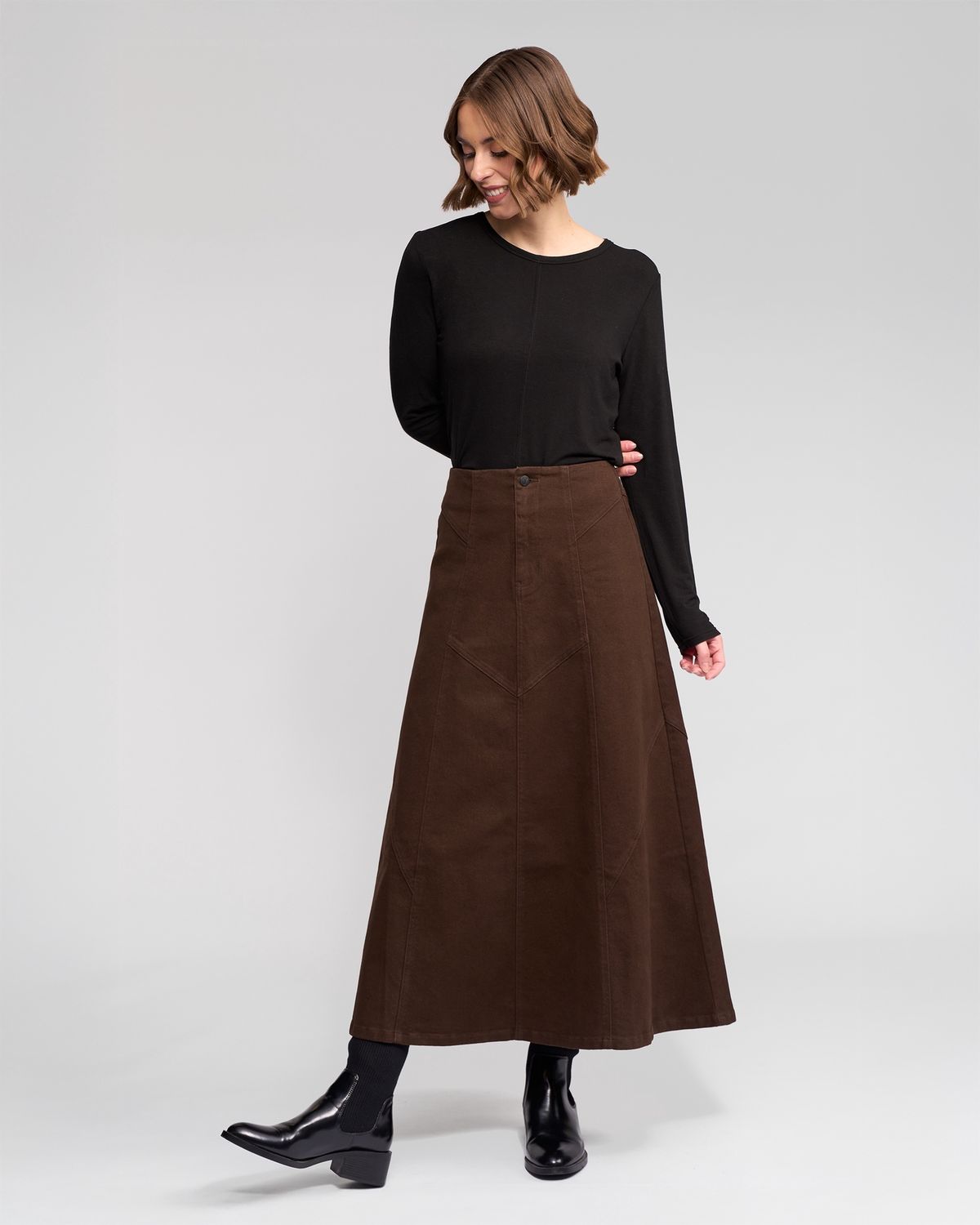 Vassalli Akari Skirt Chocolate