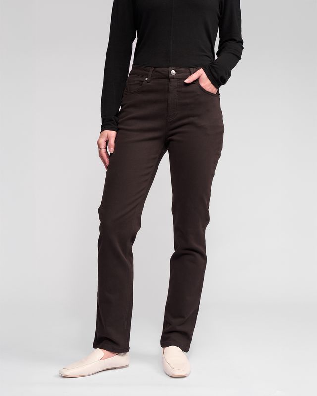 Vassalli Column Pant Chocolate