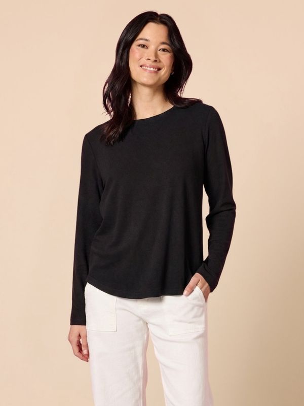 Gordon Smith Cotton Crew Neck Tee Black