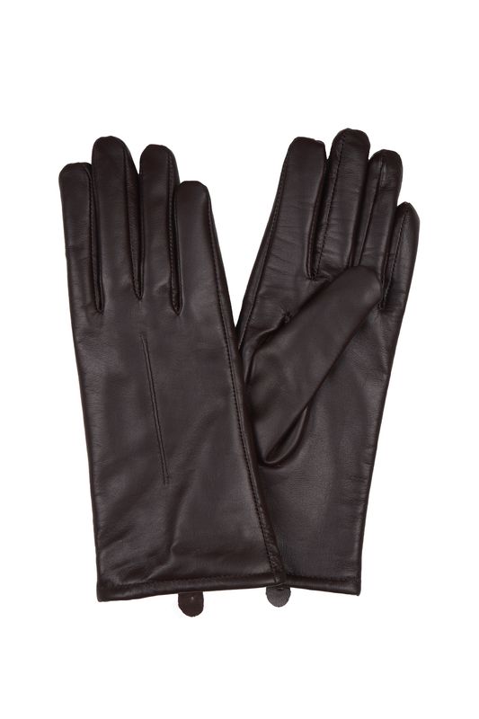 Thomas Cook Leather Gloves Chocolate