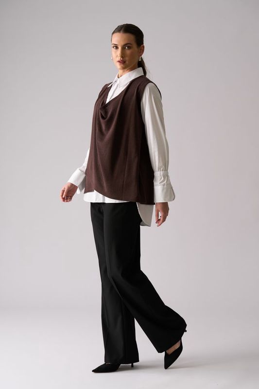 Foil Stylist Pick Trouser Black