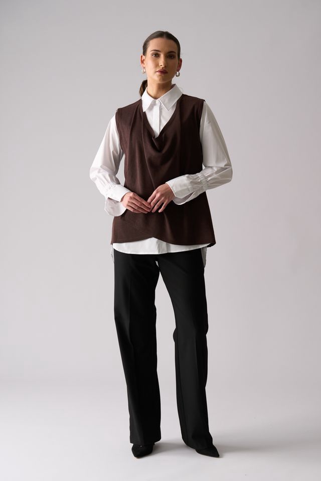 Foil Stylist Pick Trouser Black