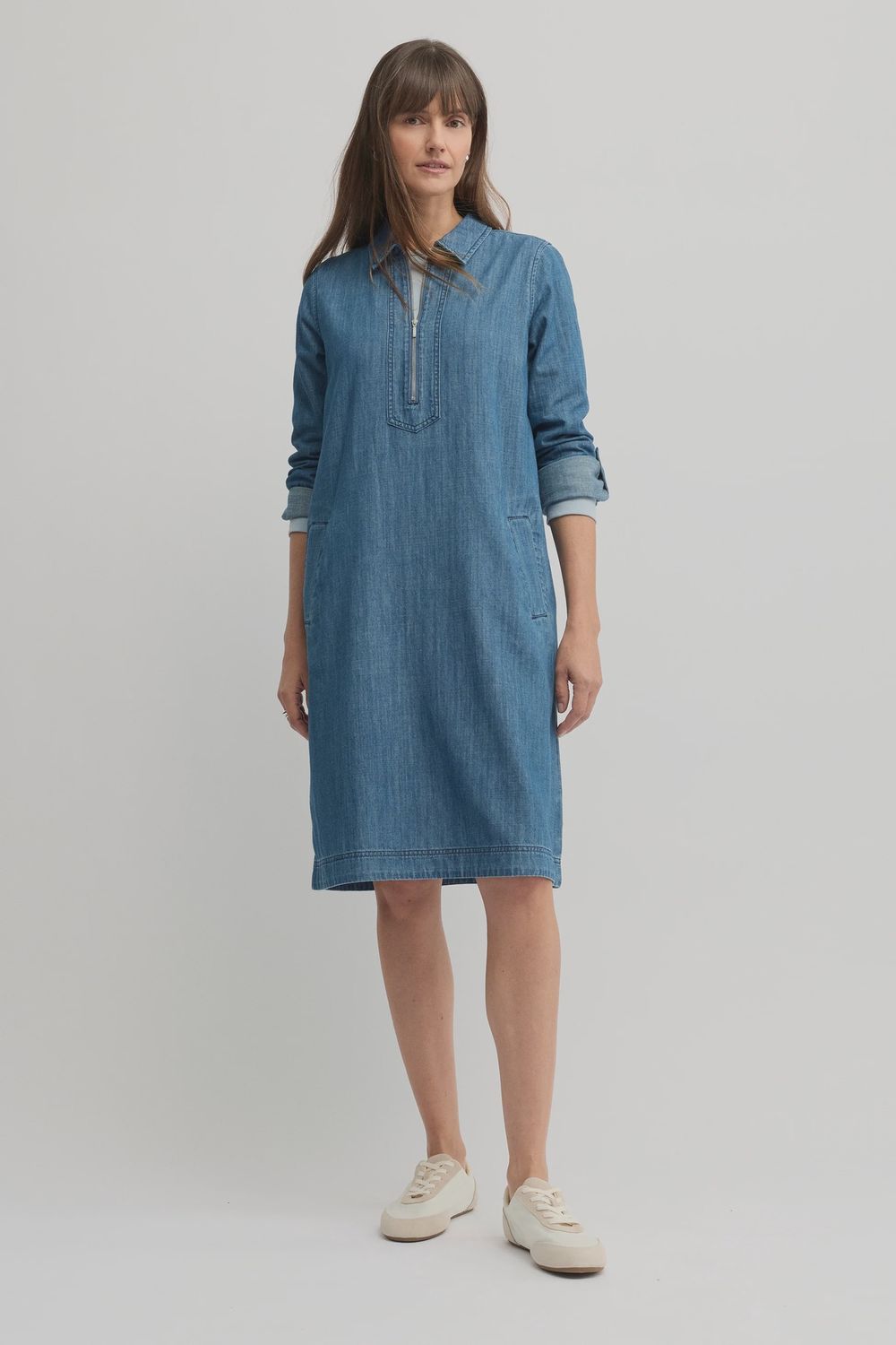 Yarra Trail Citrine Zip Dress