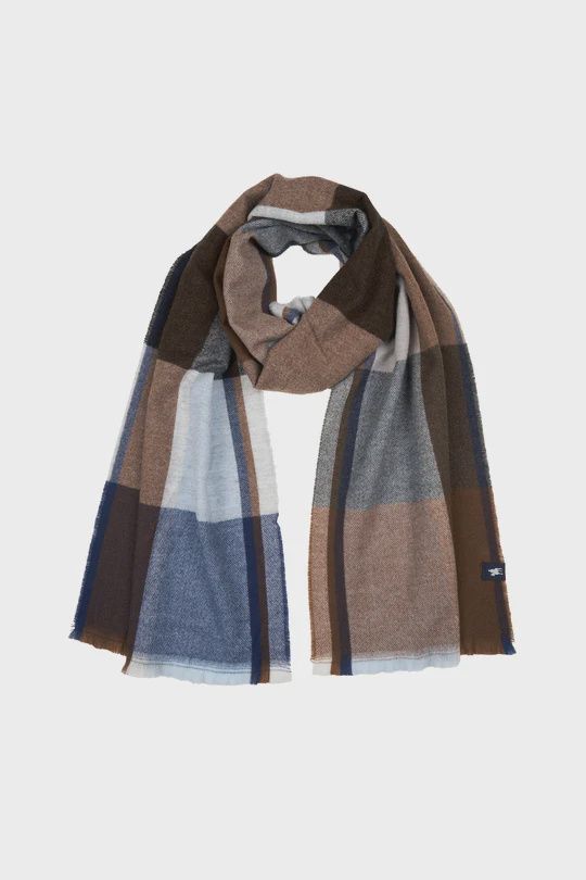 Thomas Cook Lewis Scarf Tan/Charcoal