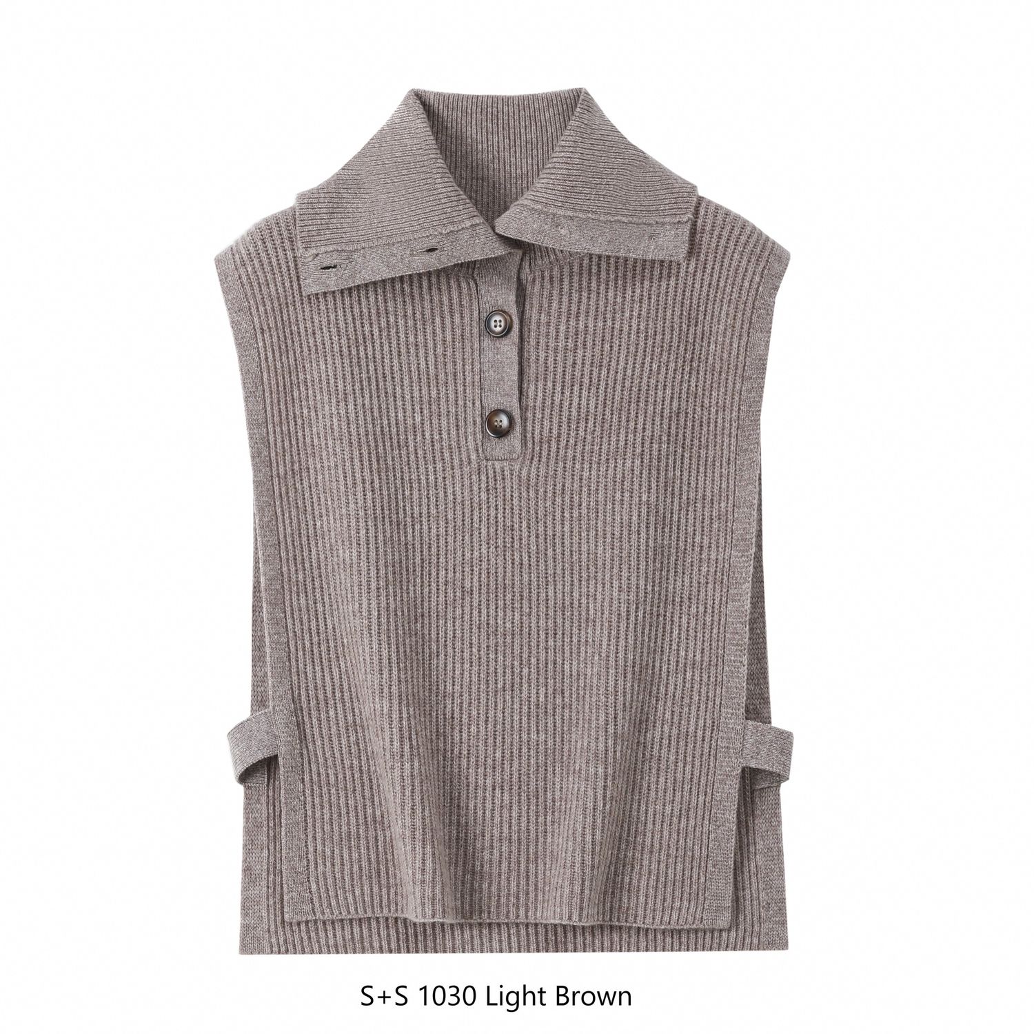 Stitch &amp; Story Vest Light Brown