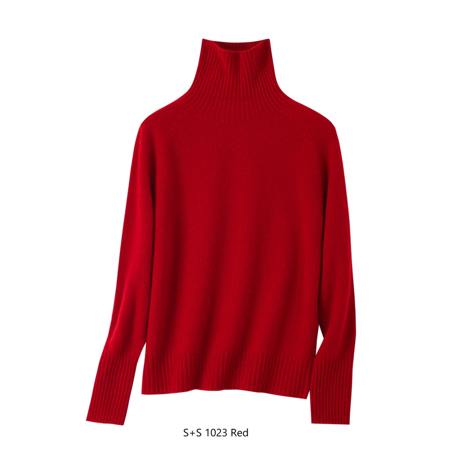 Stitch &amp; Story Roll Neck Sweater Red