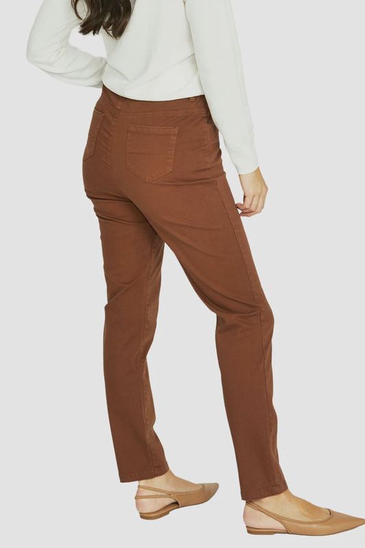 Jump Luxury Pocket Trim Jean Chestnut