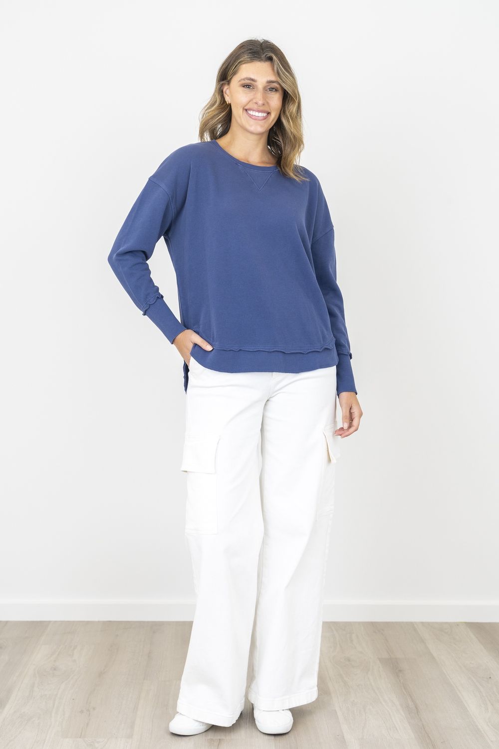 Maglia Dalia Crew Denim