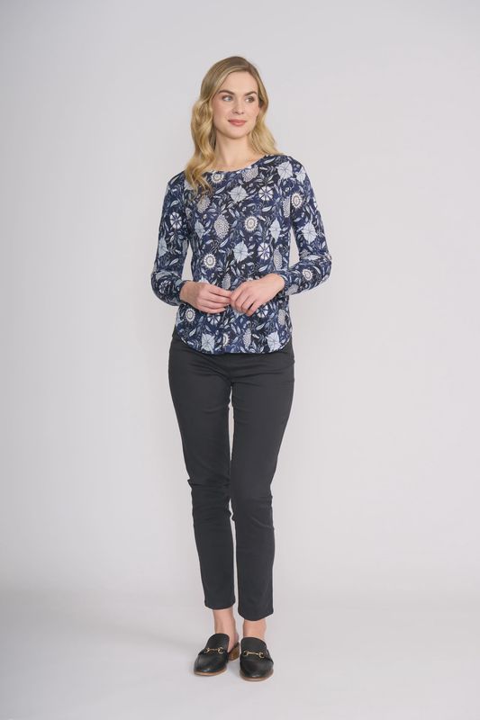 Foil Holey Moley Trouser Deep Indigo