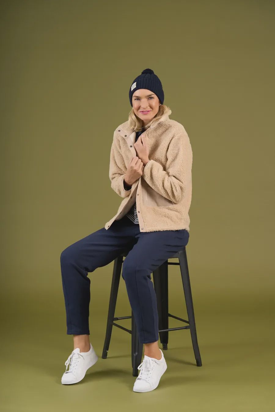 Charlie Jane Hamilton Sherpa Latte