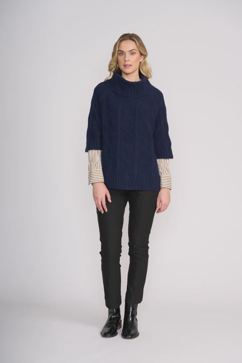 Foil Quite the Twist Popover Midnight