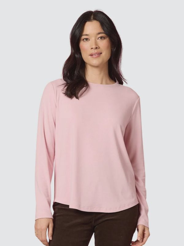 Gordon Smith Brushed Cotton Crew Blush