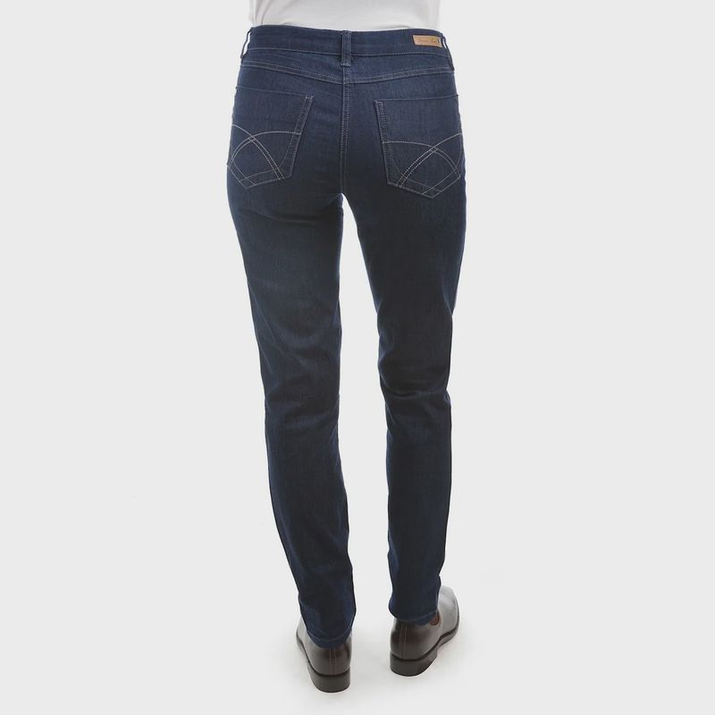 Thomas Cook Lynda Slim Leg Jean 32" Dark Blue Denim