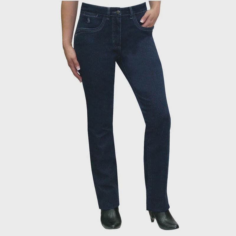 Thomas Cook Lynda Slim Leg Jean 32" Dark Blue Denim