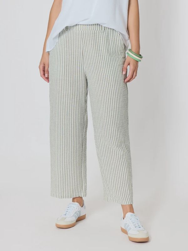 Threadz Urban Stripe Pant Olive White