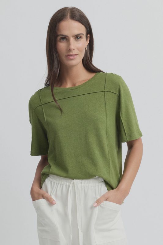 Yarra Trail Lily Tee Lawn