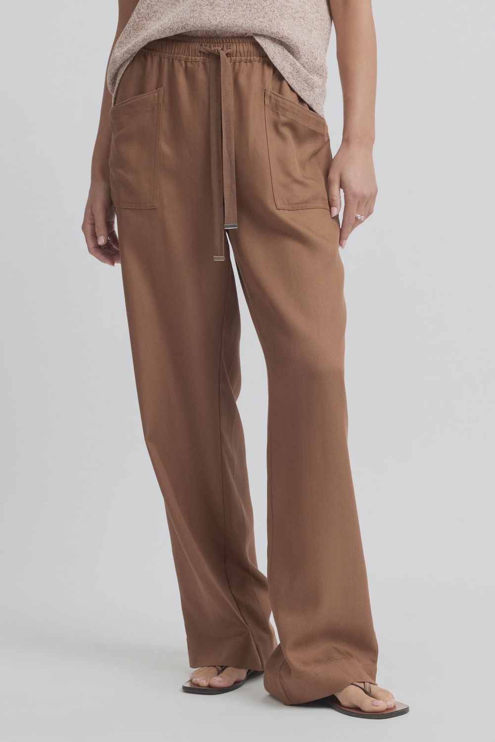 Yarra Trail Entwine Pant Clay
