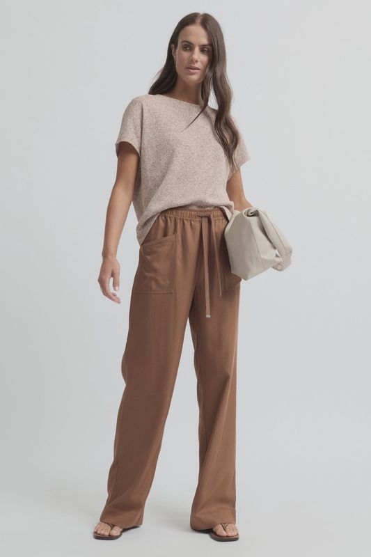 Yarra Trail Entwine Pant Clay