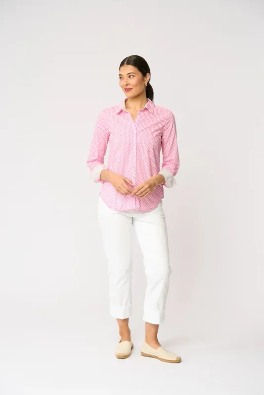 Foil All Class Shirt Dot It Pink