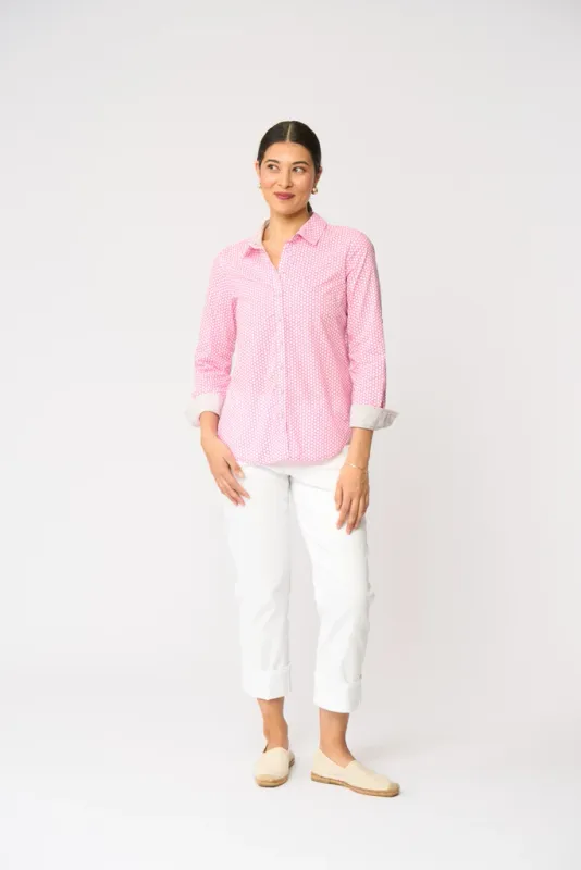 Foil All Class Shirt Dot It Pink