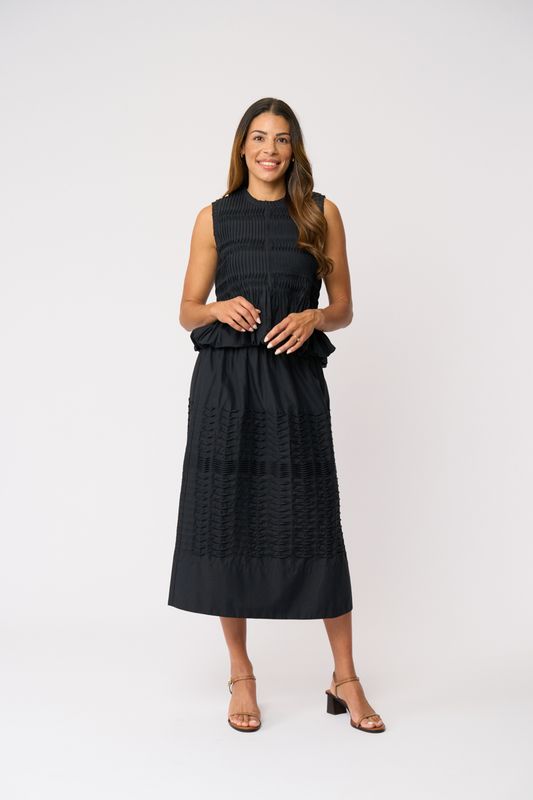 Foil You Compleat Me Skirt True Navy