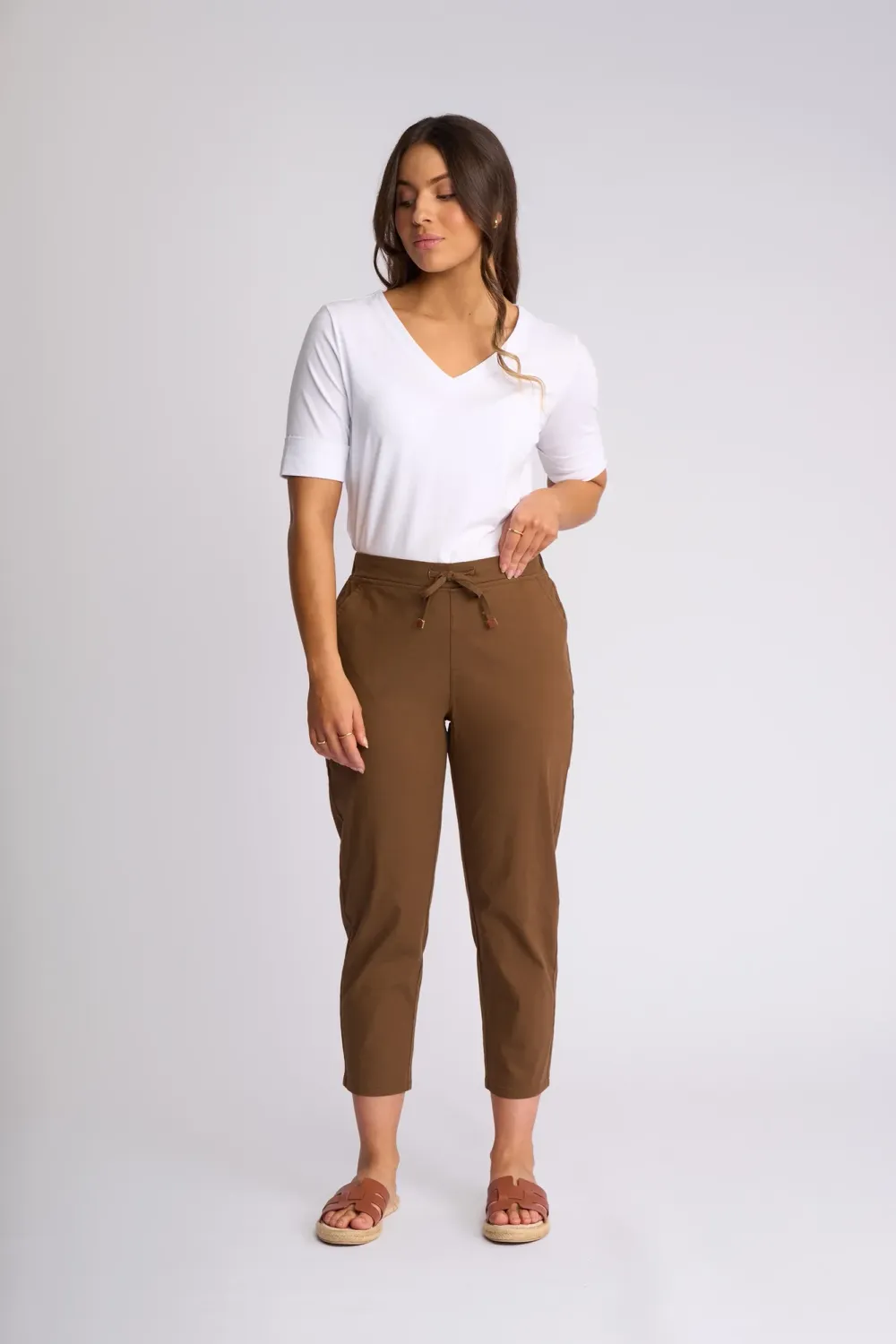 Vassalli Denver 7/8 Pant Skinny Leg Pecan