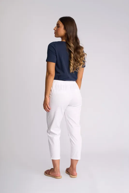 Vassalli Denver 7/8 Pant Skinny Leg White