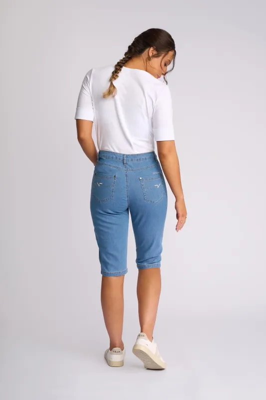Vassalli Alfa Short Light Denim SLim Leg