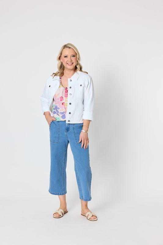 Gordon Smith Urban Denim Jacket White