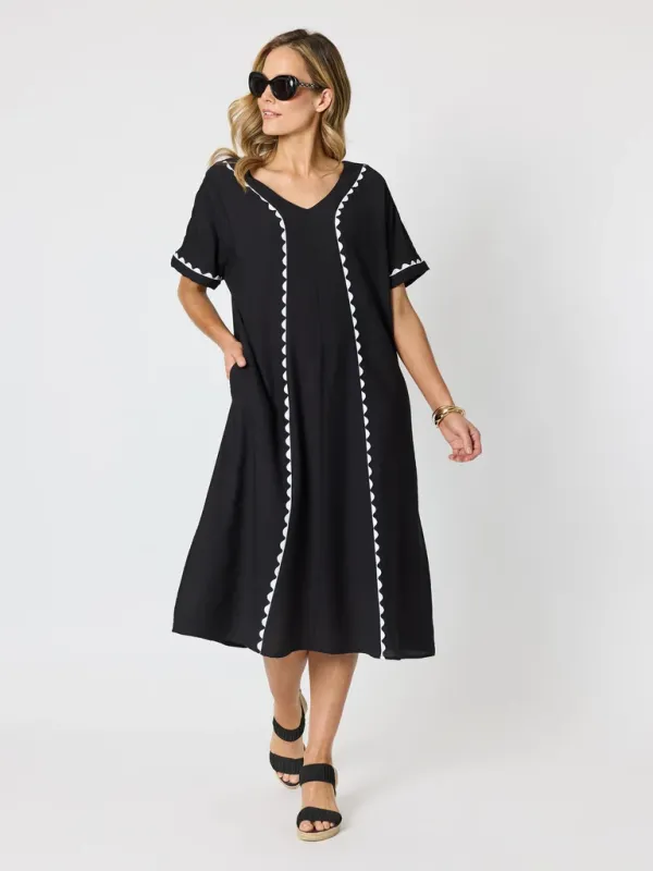 Clarity Del Mar Dress Black