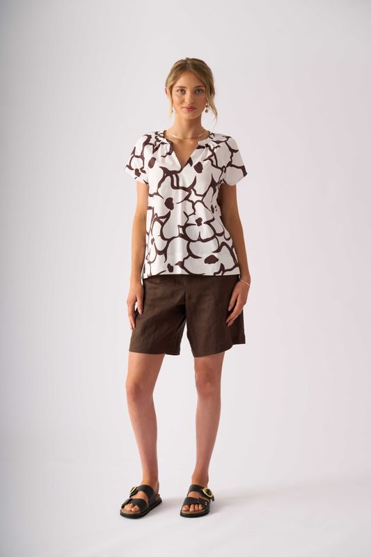 Foil In a Flurry Top Upsa-Daisy