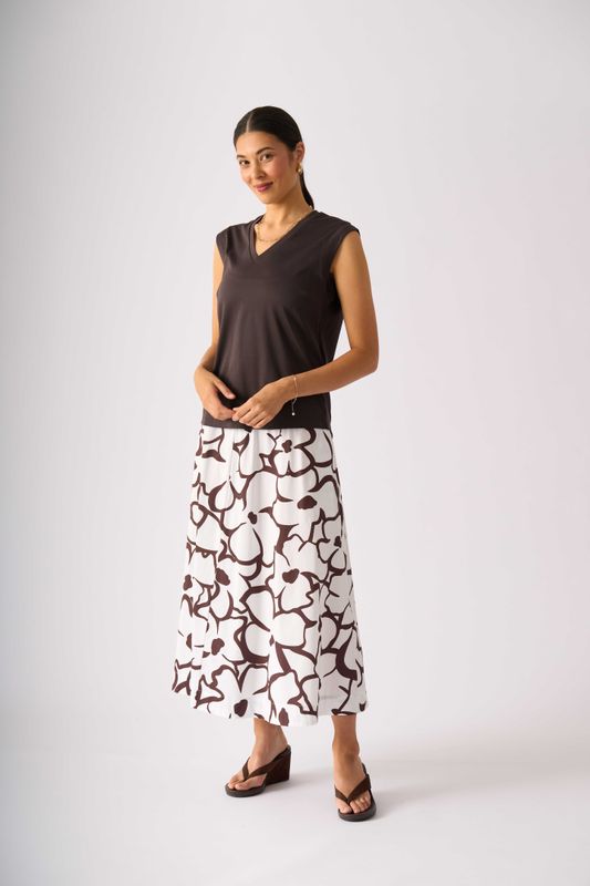 Foil Skirted Ahead Skirt Upsa-Daisy