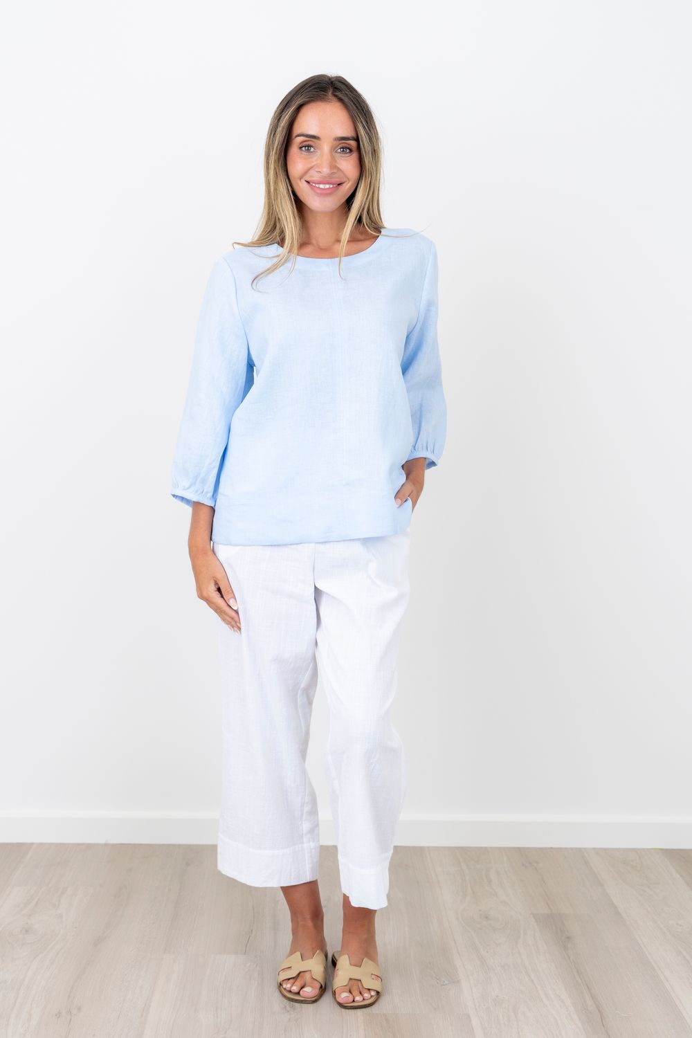 Maglia Lux Annie 3/4 Top Powder