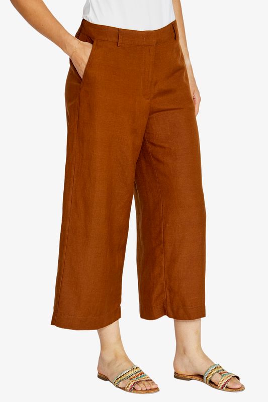 Ping Pong Clare Core Culotte Pant Coffee