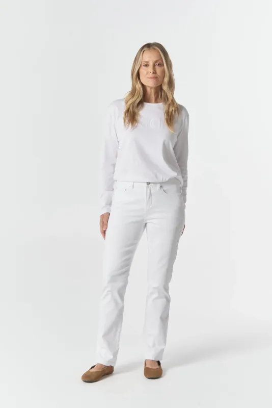 Goondiwindi The 5 Pocket Jean White