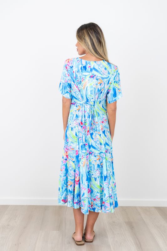 Renoma Bluedrift Cascade Dress
