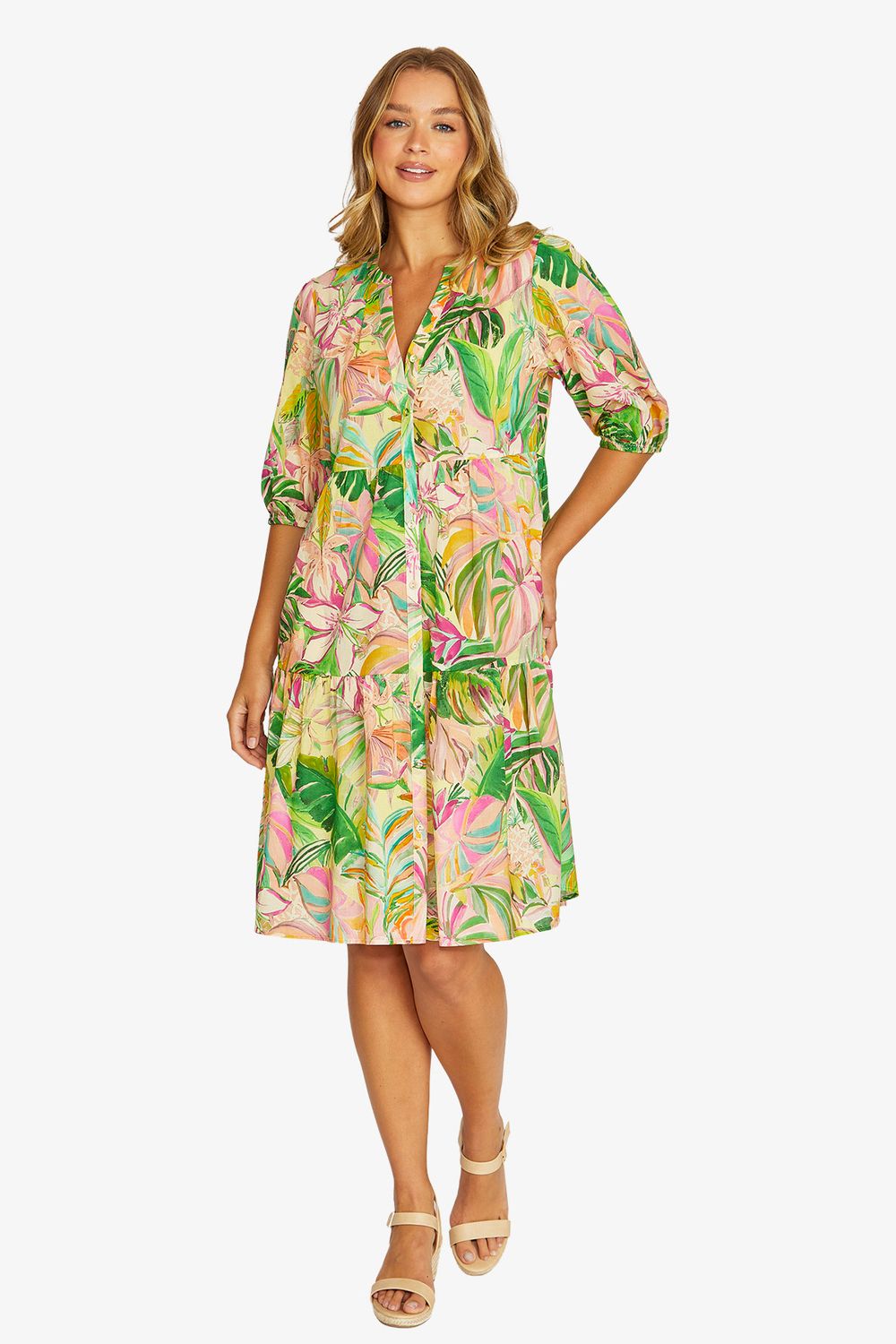 Jump Vibrant Jungle Dress Multi